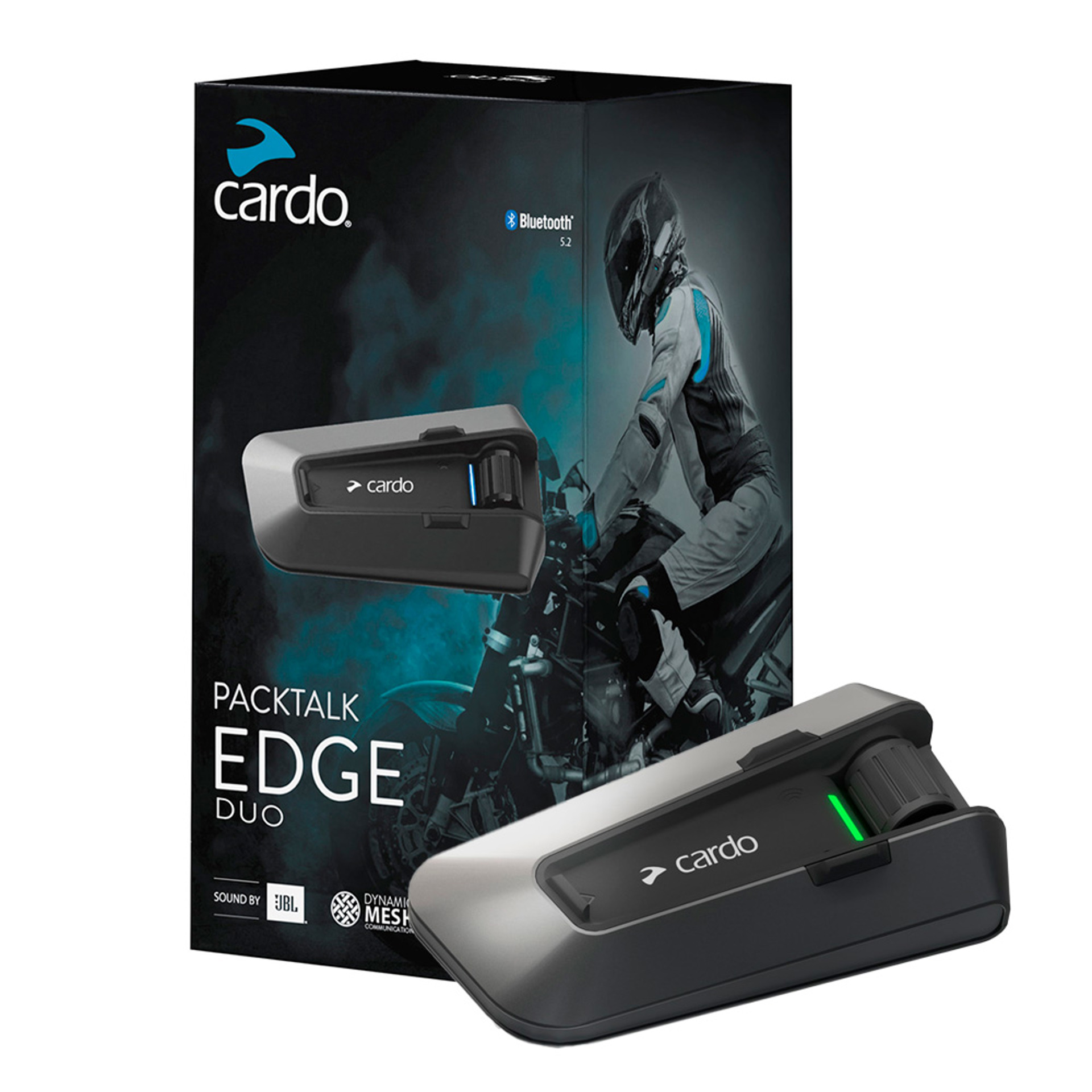 Cardo Packtalk Edge Single - Kommunikationssystem - Bluetooth tilslutning - Lang rækkevidde